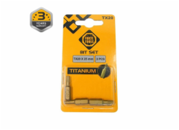 Šroubovací bity Forte Tools TX20, 25 mm, 3 ks