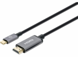 Manhattan MANHATTAN USB kabel 4K@60Hz USB-C auf HDMI-Stecker/Stecker kabel 2m