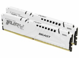 KINGSTON DIMM DDR5 32GB (Kit of 2) 6800MT/s CL34 ECC FURY Beast EXPO Bílá