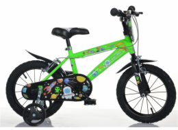 Vaikiškas dviratis Bimbo Bike Cosmos, žalias, 14"