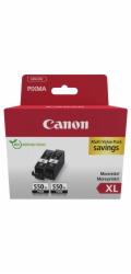 Canon CARTRIDGE PGI-550XL BK černá TWIN-PACK SEC pro iP7250,iP8750,iX6850,MX925,MX725,MG5450,MG5550,MG5655 (1000 str.)
