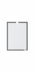 1x5 Durable Document Holder DIN A4 self-adhesive grey 400657