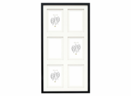 Deknudt S65KK2 black 6x10x15 Wood Gallery double Passepartout