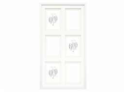 Deknudt S65KK1 white 6x10x15 Wood Gallery double Passepartout