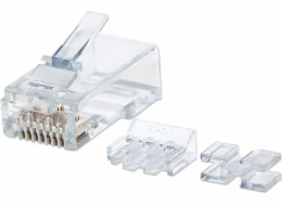 Intellinet Network Solutions Modulární zástrčka RJ45 8P8C Cat6 UTP pro drátěnou nádobu 80 ks (790536)