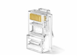 W-Star&nbsp;Konektor&nbsp;UTP&nbsp;RJ45&nbsp;1000ks&nbsp;Cat5e&nbsp;5SLD&nbsp;síťový&nbsp;konektor&nbsp;pozlacený&nbsp;WSRJ451000