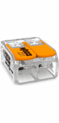 WAGO WAGO Universal Fast Connector 2x0.5-6mm Transparent 221-612 Pack 50 ks.