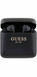 Guess True Wireless Stereo Earphones, černá Guess True Wireless Classic bezdrátová sluchátka, vynikají skvělým zvukem, ergonomickým tvarem a dotykovým ovládáním
