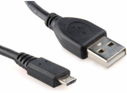 Gembird USB-A - microUSB kabel 1 m černý (CCP-MUSB2-AMBM-1M)