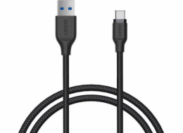 Aukey USB-A - USB-C kabel USB 1,2 m černý (CB-AC1 černý)