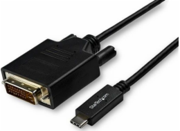 StarTech USB-C - DVI-D USB kabel 3 m černý (CDP2DVI3MBNL)