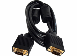 Art D-Sub (VGA) - D-Sub (VGA) kabel 3m černý (KABSVGA M/M 3M AL-OEM-2A)