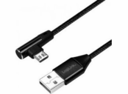 LogiLink USB-A - microUSB USB kabel 1 m černý (CU0142)