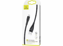 Usams USB-A - microUSB USB kabel 3 m černý (63793-uniw)