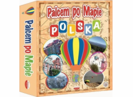 Abino Hraje prstem na mapě - Polsko