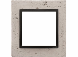 Kontakt-Simon Single frame 54 Přírodní beton Funda Mente (DRN1/93)