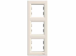 Schneider Electric Triple rám Asfora krémová EPH5810323