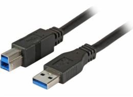 EFB USB kabel USB-A – USB-B 1,8 m černý (K5236.1,8)