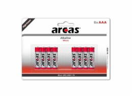 Baterie Arcas AAA / R03 8 ks.