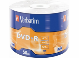 Verbatim DVD-R 4,7 GB 16x 50 kusů (43788)