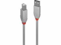 Lindy USB-A - USB-B USB kabel 1 m černý (36682)