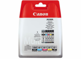 Originální sada inkoustů Canon PGI-580PBK a CLI-581 CMYK (2078C005)