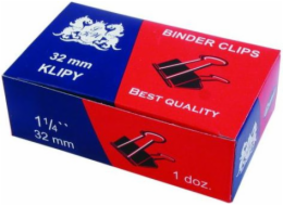 Grand Binder Clip, kancelářská sponka 25 mm 12 ks (21K016B)