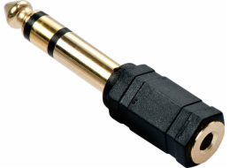 Lindy AV adaptér Jack 3,5 mm - Jack 6,3 mm černý (35620)