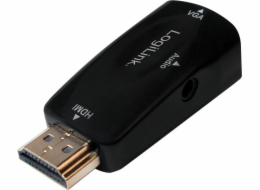 LogiLink HDMI AV adaptér – D-Sub (VGA) + Jack 3,5 mm černý (CV0107)
