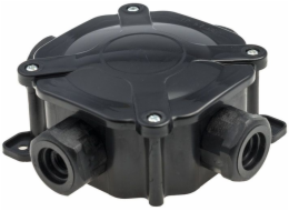 Pawbol Hermetický box PH PG16 75x75x33 5x4mm2 IP67 černý (A.0035C)