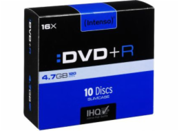 Intenso DVD+R 4,7 GB 16x 10 kusů (4111652)
