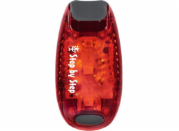Krok za krokem Červená LED lampa