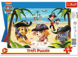 Trefl Puzzle 15 dílků rám Friends from Paw Patrol