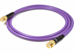 Melodika BNC - BNC kabel 2,5m fialový