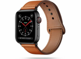TECH-Protect TECH-PROTECT LEATHERFIT APPLE HODINKY 1/2/3/4/5/6 (42/44MM) HNĚDÉ