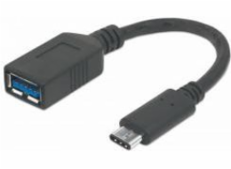 Manhattan USB-C – USB adaptér černý (355285)