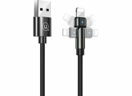 Usams USB-A – Lightning kabel 1 m černý (SJ476USB01)