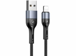 Usams USB-A – Lightning kabel 1 m černý (SJ448ZJ01)