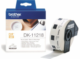 Brother páska DK-11218 (černá na bílé)
