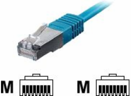 Equip Patchcord, S/FTP, Cat6, LSZH, 15m, modrý (605538)