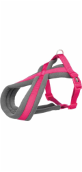 Turistický postroj Trixie Premium, fuchsie, velikost S: 35–50 cm/20 mm