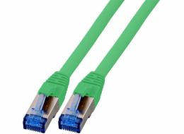 EFB Patchcord RJ45 S / FTP, kat. 6A, kat. 7 Surový TPE superflex kabel, 1m, zelený(K5525FGE.1)