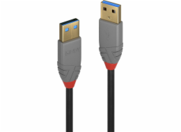 Lindy USB-A - USB-A kabel USB 3 m černý (36753)