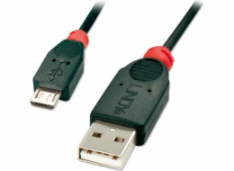 Lindy USB-A - microUSB USB kabel 2 m Zelený