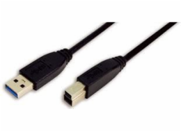 LogiLink USB-A - USB-B kabel USB 2 m černý (CU0024)