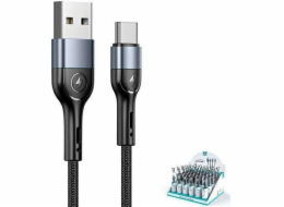Usams USB-A - USB-C kabel USB 1 m černý (SJ449ZJ01)
