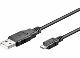 Gembird USB-A - microUSB USB kabel 1 m černý (93918)