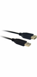 Libox USB-A - USB-A USB kabel 1,8 m černý (LB0015)