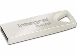 Integrální Pendrive Metal Arc, 64 GB (INFD64GBARC)