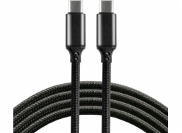 EverActive USB-C – USB-C USB kabel 1 m černý (CBB-1PD5)